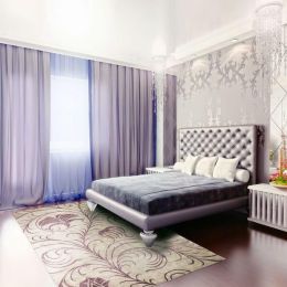 Прямые классические шторы для спален